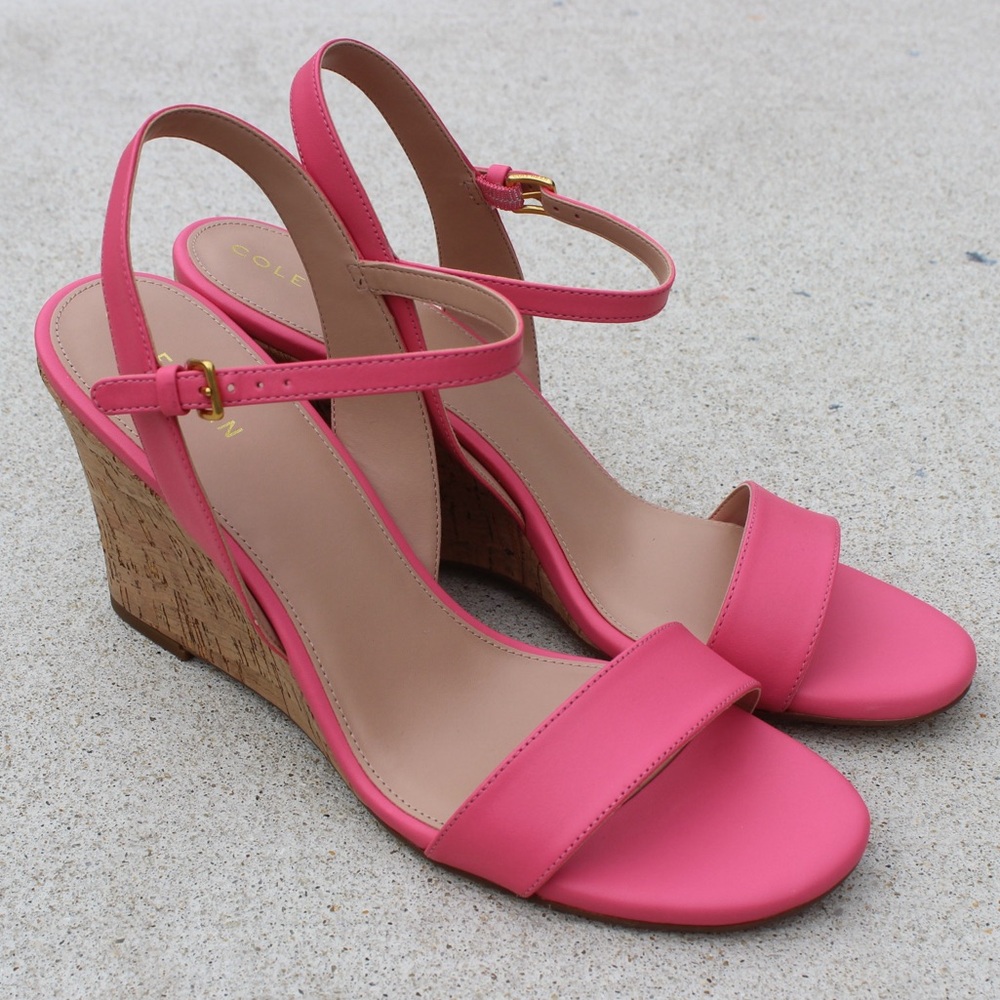 Cole Haan Women’s Josie Wedge Sandal - Rose Sz 9.5
